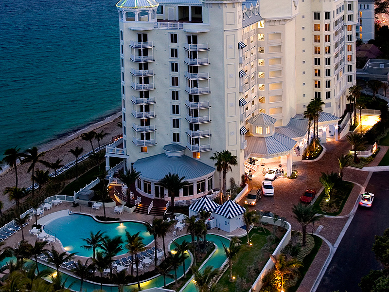 aerial view of Pelican Grand Beach Resort Fort Lauderdale, Florida by Alfredo Valentine Couture Bridal Photography The Pelican Grand Beach Resort is a favorite wedding venue for Alfredo Valentine Couture Bridal Photography