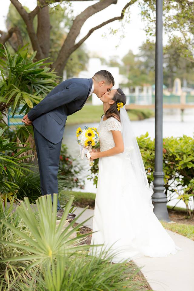 Wedding portrait by Couture Bridal Photography during a Lakeside Terrace Wedding reception