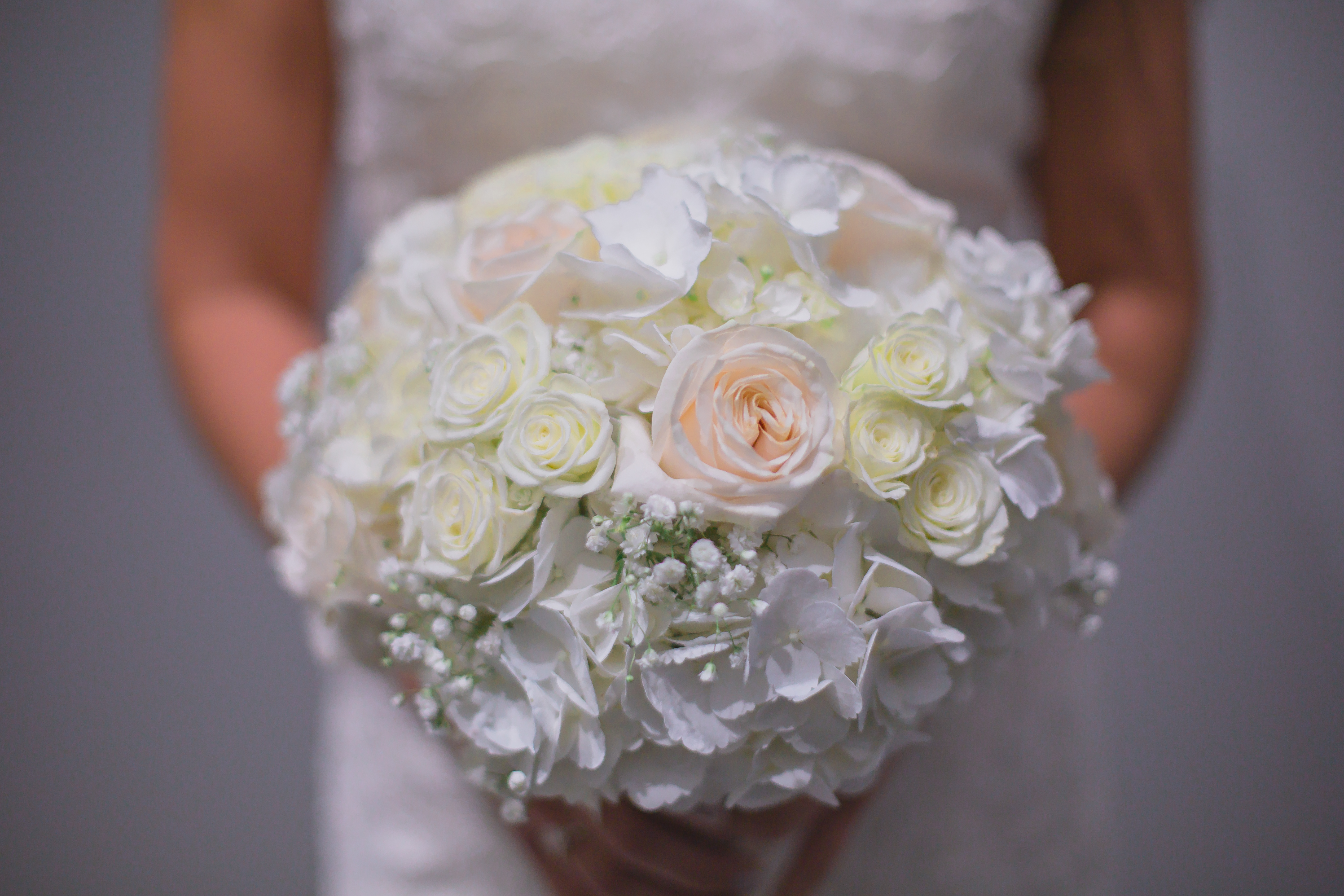 The Brides bouquet before the ceremony